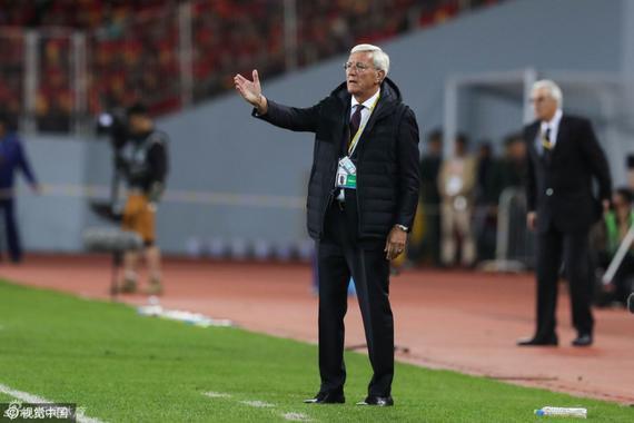 里皮:國足踢出漂亮足球該滿意 你們不比任何人差